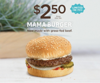 $2.50 Mama Burger at A&W