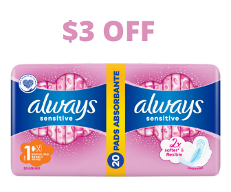 Always Coupon: Save $3