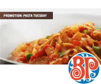 Boston Pizza: Pasta Tuesday