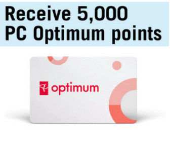 5,000 Free PC Optimum Points