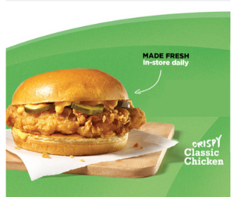 “The Classic” Chicken Sandwich for $0.07 from 7-Eleven