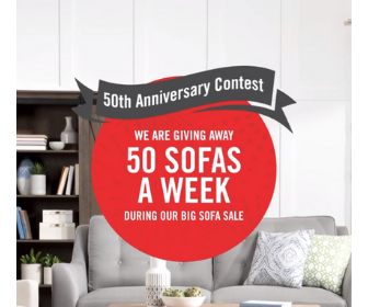 Win a Sofa from The Brick