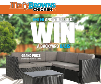 Win a Backyard Oasis from Mary Brown’s