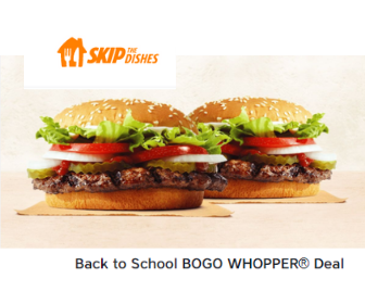 Burger King: BOGO Whopper