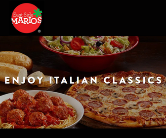 Bogo Free Pasta at East Side Marios