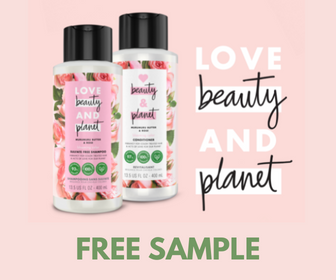 Love Beauty & Planet Shampoo Sample