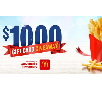 Win $1,000 Gift Card from McDonald’s