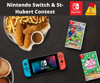 Win a Nintendo Switch Prize Pack from St-Hubert