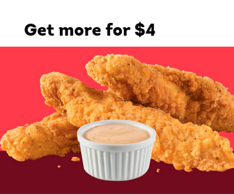 Wendy’s: Three Chicken Strips for $4