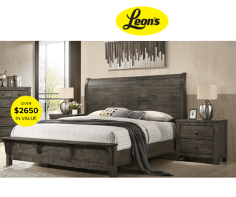 Win a Cabin Bedroom Package from Leon’s!