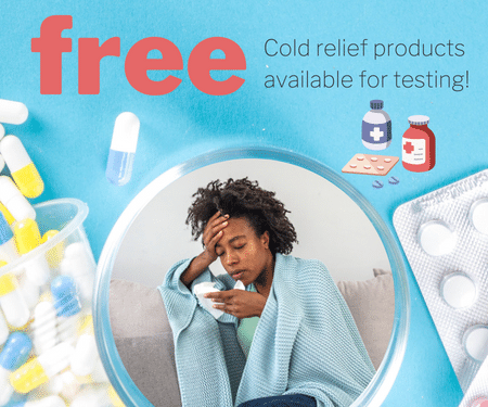 Free Cold & Flu Pain Relief Products from Home Tester Club