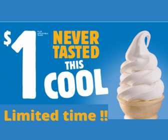 Burger King: Soft-Serve Cone $1