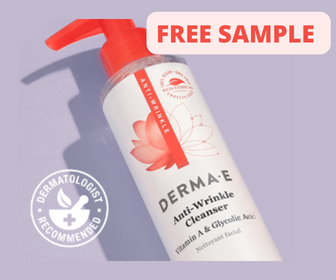 Free Derma E Anti-wrinkle Cleanser Samples