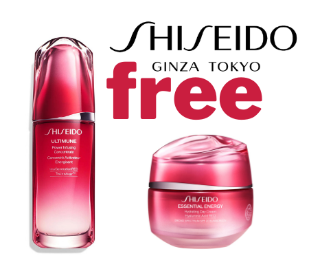 Free Shiseido Essential Energy and Ultimune Power Infusing Sample