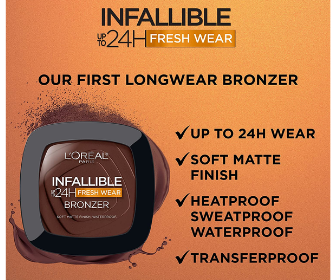 L’oreal: Win an Infallible Bronzer
