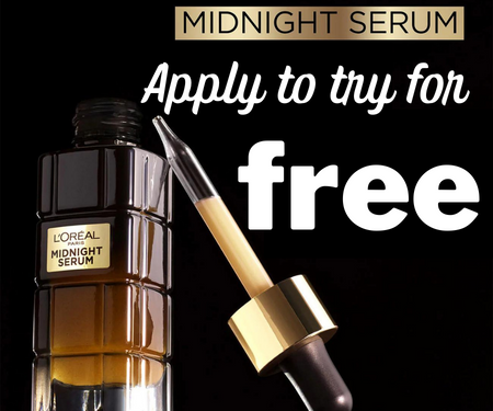 Apply to try L’Oreal Midnight Serum for Free