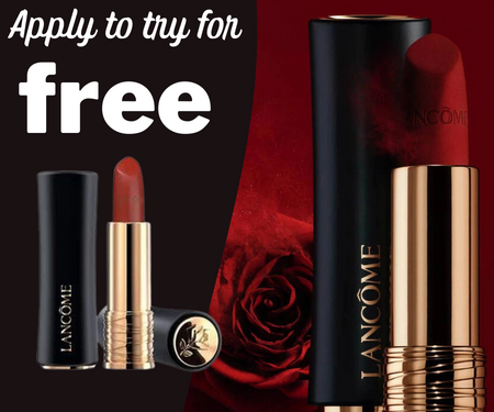 Apply to Try Lancôme L’Absolu Rouge Cream Lipstick for Free