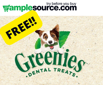 SampleSource: Free Greenies Dental Treats for Dogs