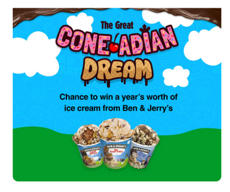 Win a Year Supply of Ben & Jerry’s!