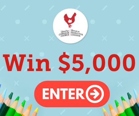 Win $5,000 from Chicken Farmers of Canada