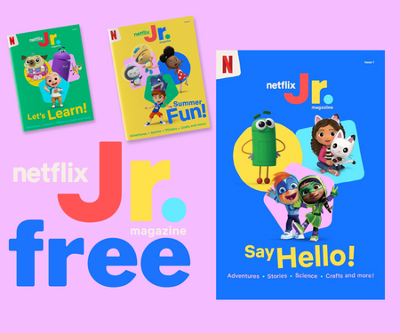 Get A Free Netflix Jr. Preschool Magazine