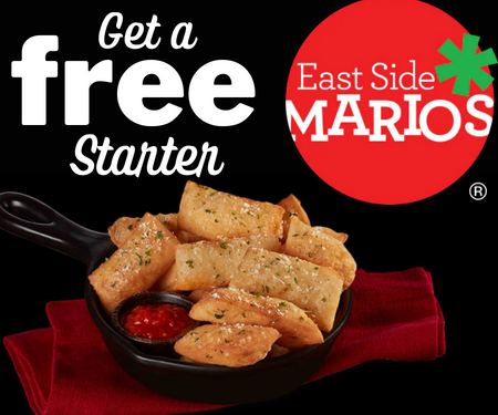 Get a Free Starter at East Side Mario’s