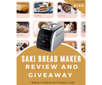 Win a Saki Bread Maker from Steamy Kitchen