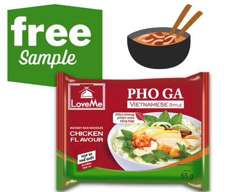 Free Vietnamese Chicken Noodle Soup Sample