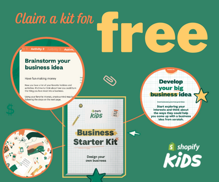 Get A Free Shopify Kids Business Starter Kit