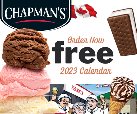 Free 2023 Calendar From Chapman's Ice Cream