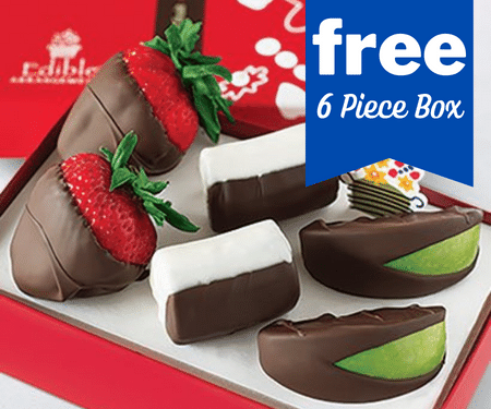 Claim A Free 6 Piece Edible Arrangement Treat Box