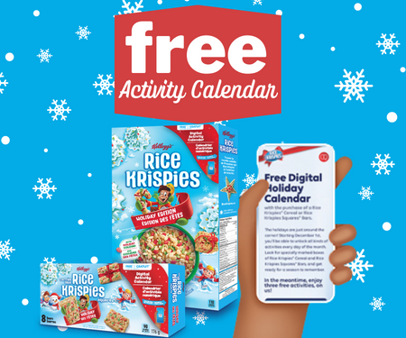 Free Digital Activity Calendar From Rice Krispies