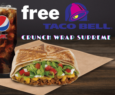 You Can Get A FREE Crunchwrap Supreme From Taco Bell