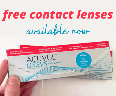 Free Contact Lenses from Acuvue