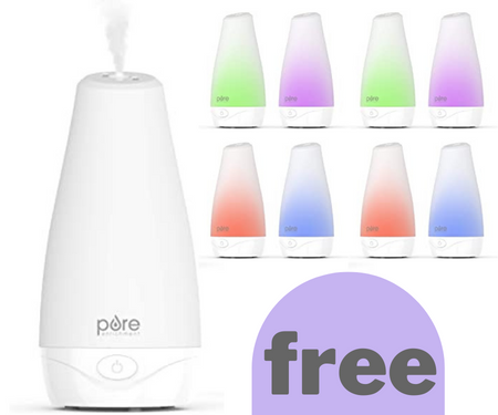 Free PureSpa Essential Oil Diffuser