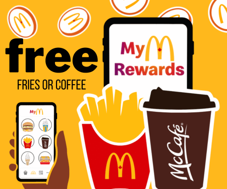 Get FREE Fries or Coffee From McDonald’s