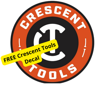 FREE Crescent Tools Decal