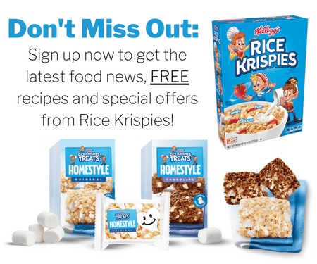 Free Recipes & Special Offers From Rice Krispies