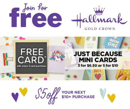 Hallmark Crown Rewards: Get a $5 off Coupon