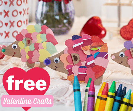 Free Valentine’s Day Crayola Crafts