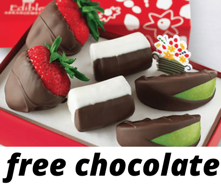 Get A Free Chocolate Dipped Fruit Box