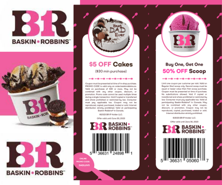 Baskin Robbins Coupons