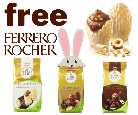 Ferrero Rocher Golden Eggs Free – In Store