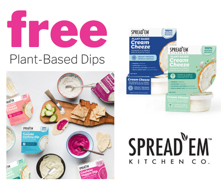 Free Plant-Based Dips by Spread’em Kitchen