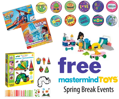 Free Spring Break Activities At Mastermind Toys