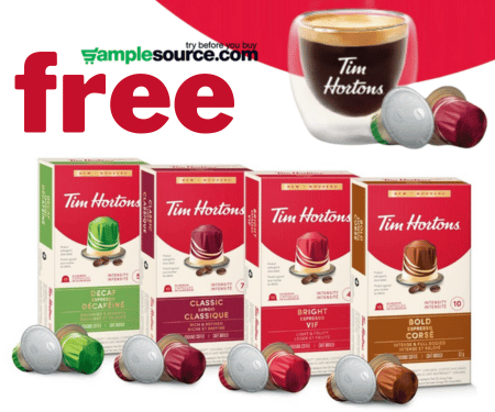 Free Tim Hortons Nespresso Samples