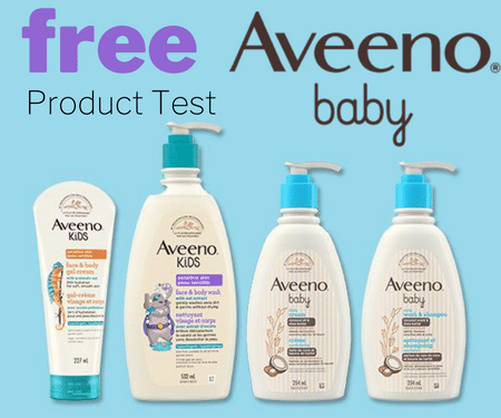 Get Free Aveeno Baby & Kids Products To Test