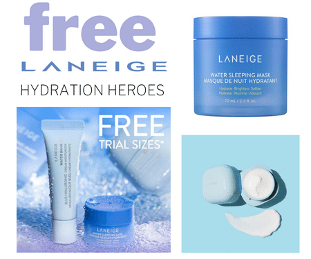 Claim A Free LANEIGE Water Bank Sample Pack