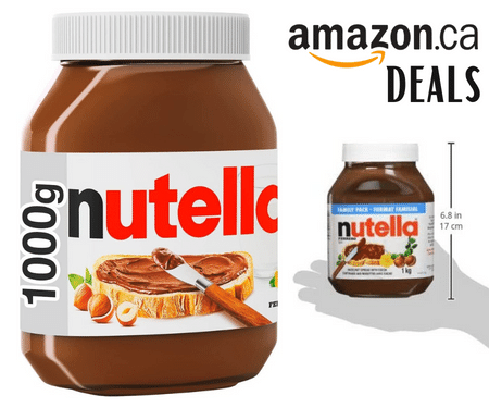 Nutella on Sale: 1 kg Jar for $6.52 – Amazon Deals