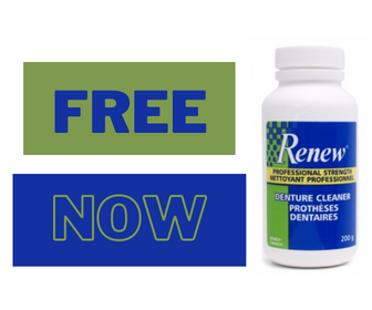 Renew Denture Cleaner Free Sample